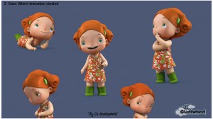CGI development of 'Lily' from our in-house development 