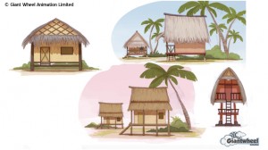 Production art for our in-house development "Tiki Bird"