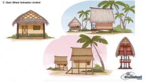 Production art for our in-house development "Tiki Bird"
