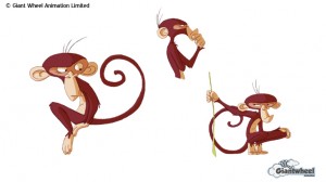 Character design of 'Monkey' for our in-house development 