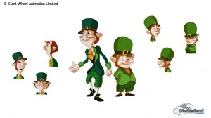 Character design of 'Finbarr and Podge' for our in-house development 